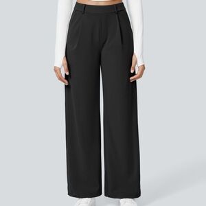 ❗️High Waisted Side Pocket Straight Leg Work Pants​
